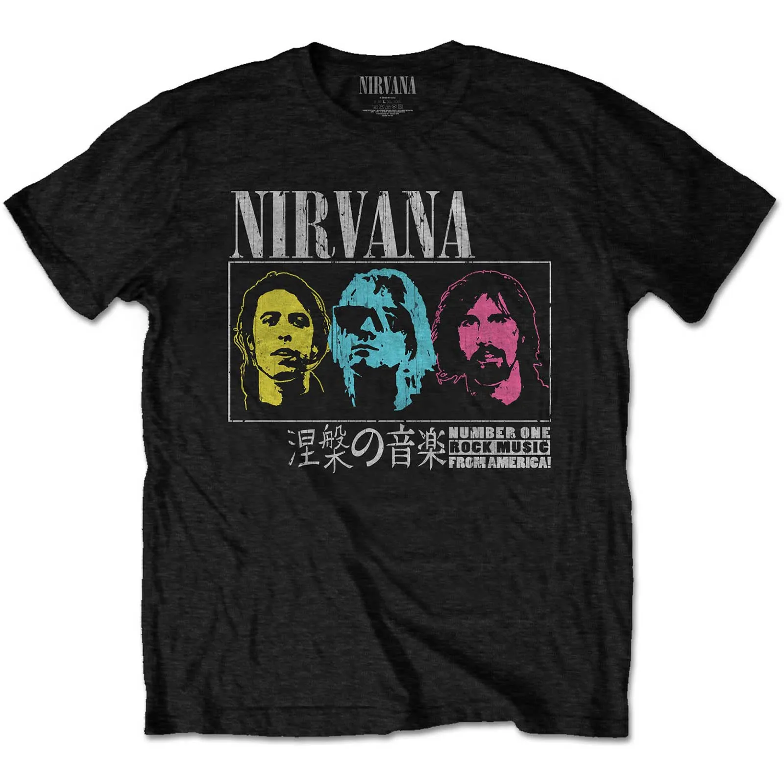 Nirvana Japan! T-shirt sold by Rockabilia