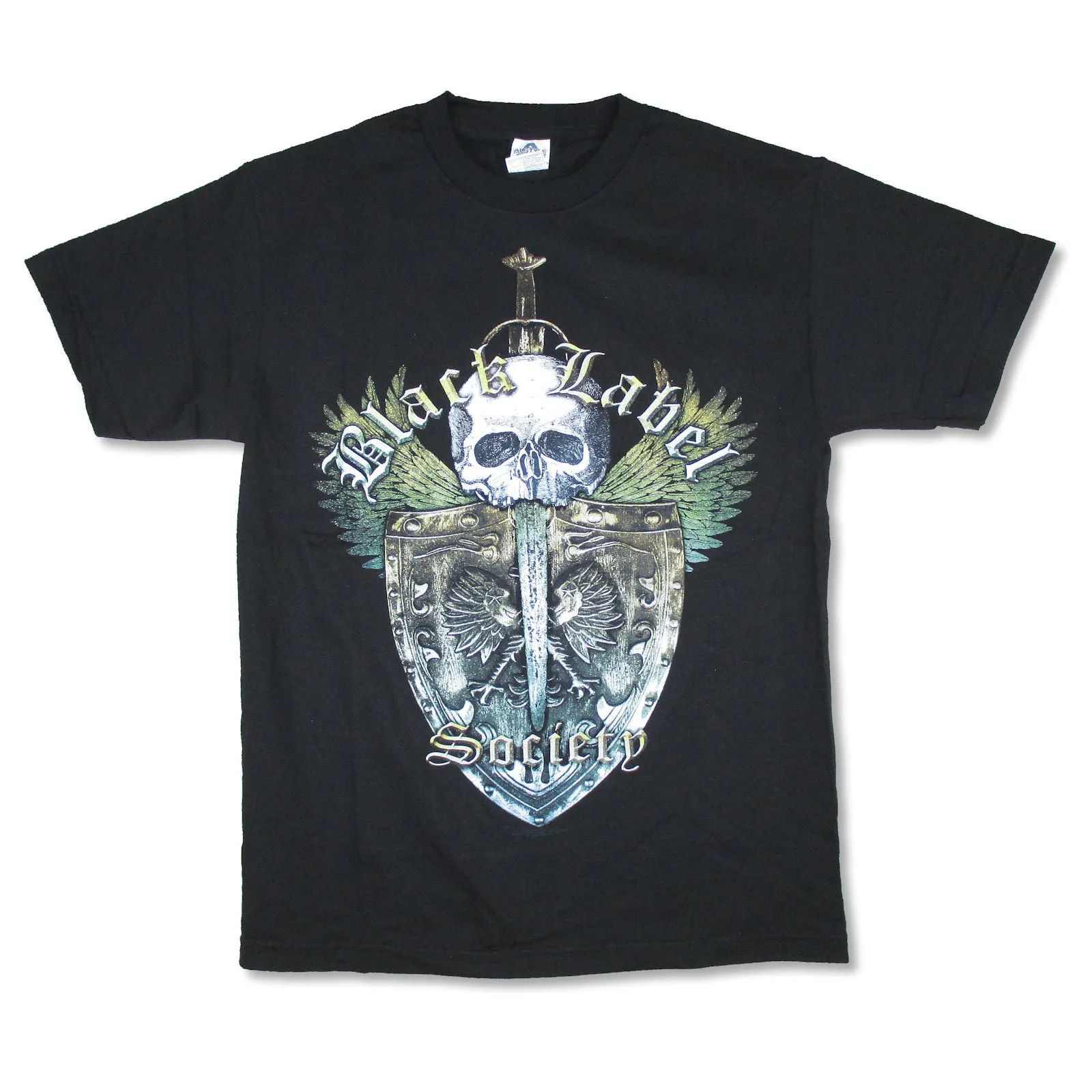 Bls Shield Sword Skull T-shirt sold by Rockabilia
