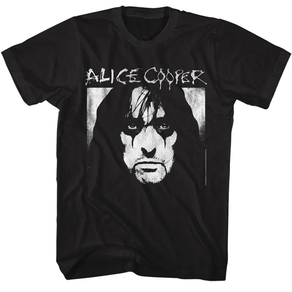 Alice Cooper-face And Logo T-shirt sold by Rockabilia