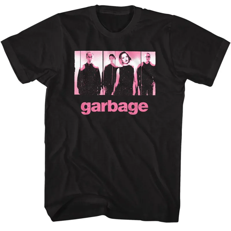 Garbage Pink Offset T-shirt sold by Rockabilia