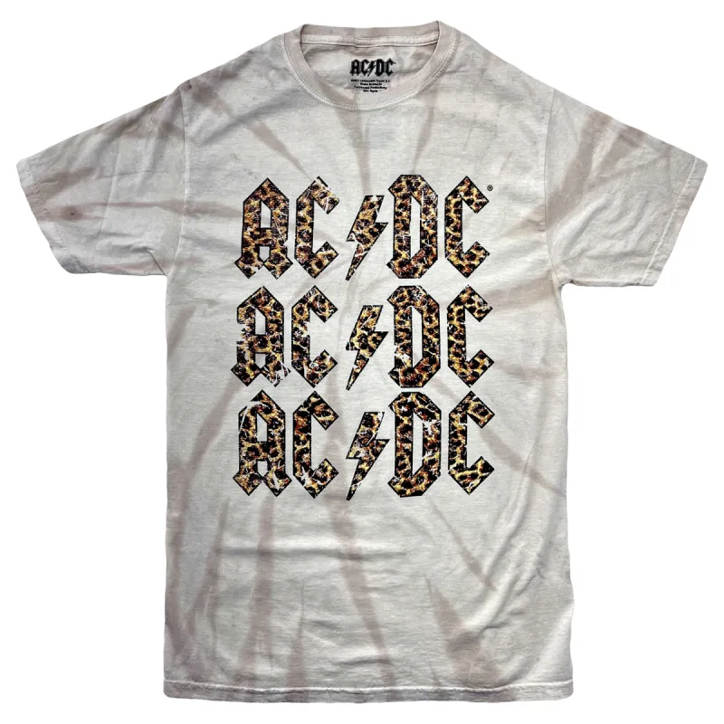 Tan Spiral Wash Tie Dye T-shirt sold by Rockabilia