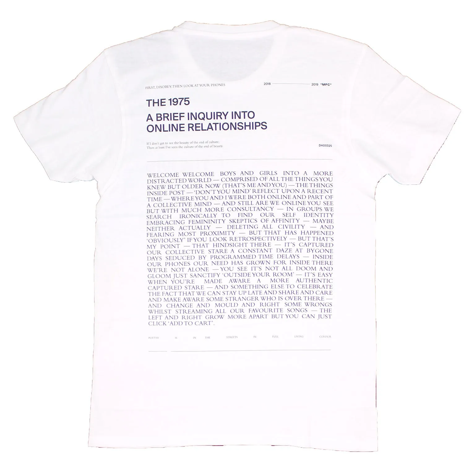 A Brief Inquiry (Back Print) Slim Fit T-shirt sold by Rockabilia product image thumbnail 2