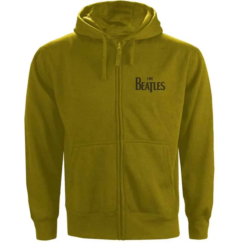Drop T Logo (Back Print) Zippered Hooded Sweatshirt sold by Rockabilia
