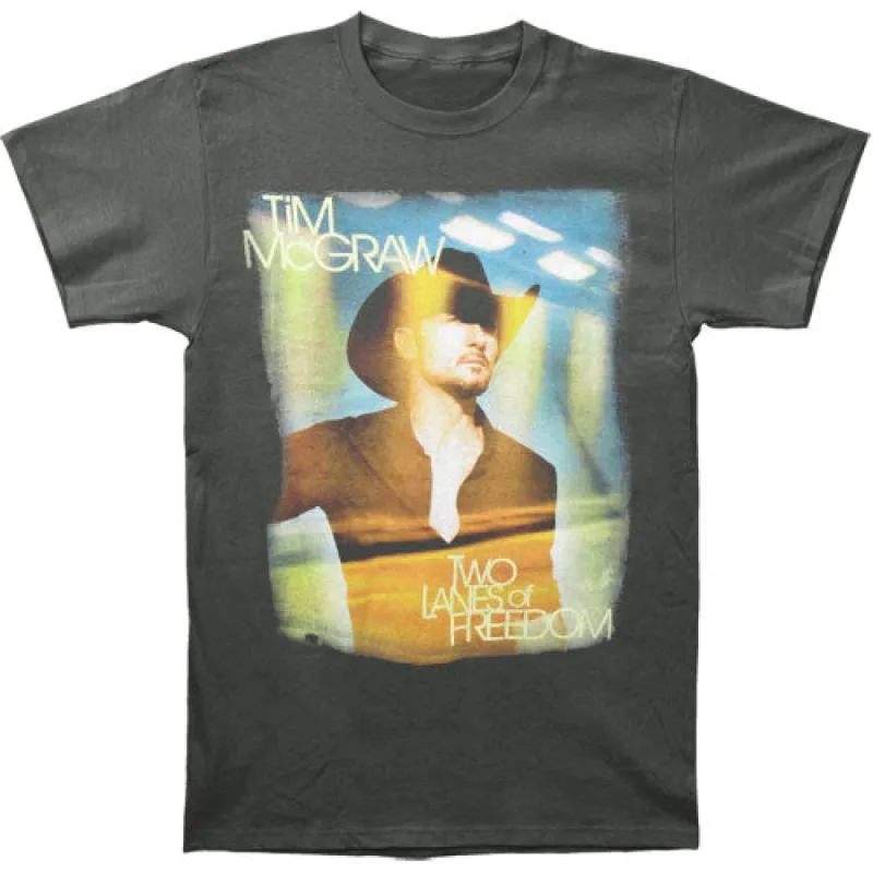 Two Lanes Of Freedom 2013 Tour Slim Fit T-shirt sold by Rockabilia