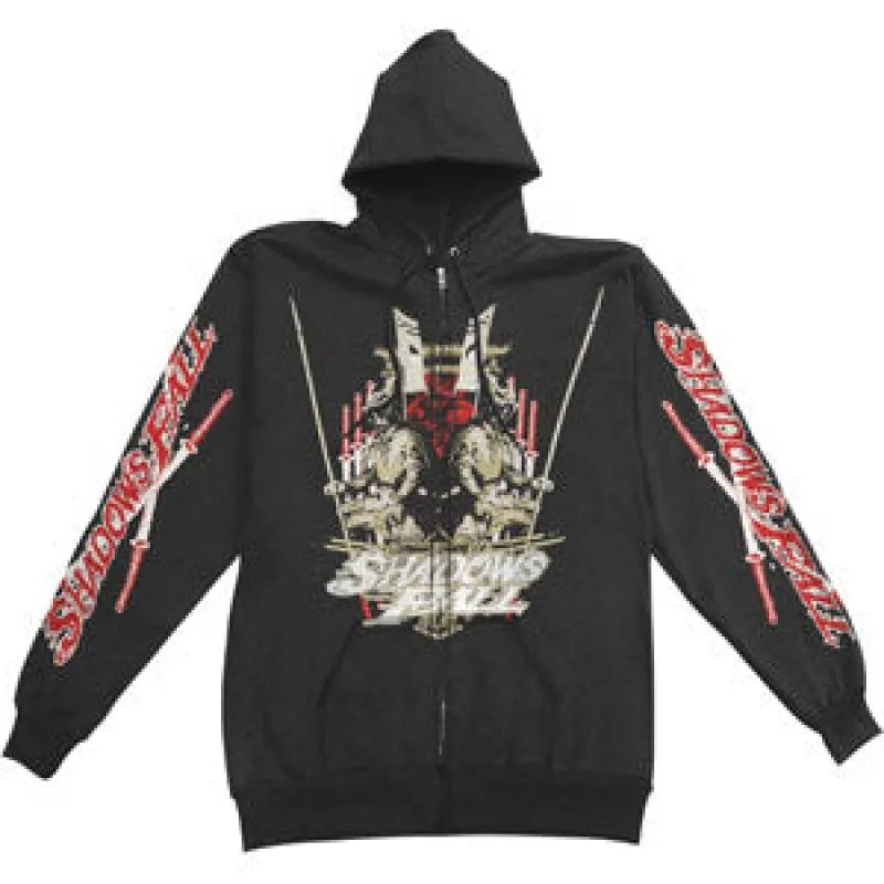 Warrior Zippered Hooded Sweatshirt sold by Rockabilia