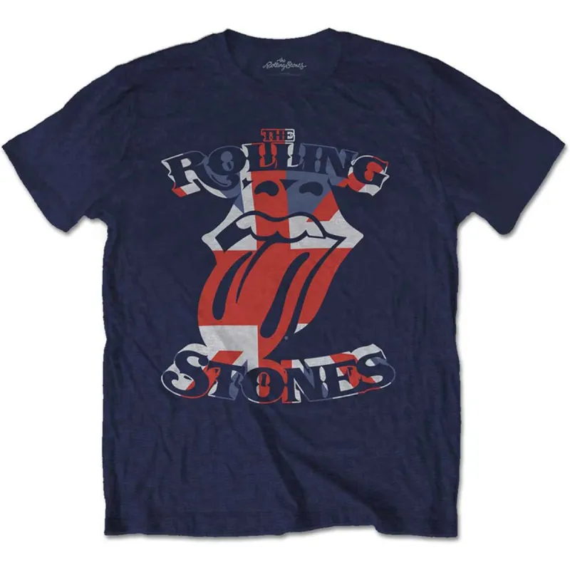 British Flag Tongue Slim Fit T-shirt sold by Rockabilia