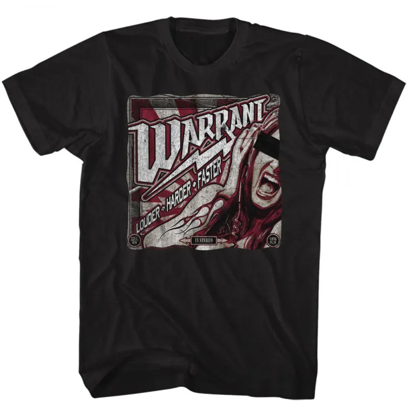 Louder Harder Faster T-shirt sold by Rockabilia
