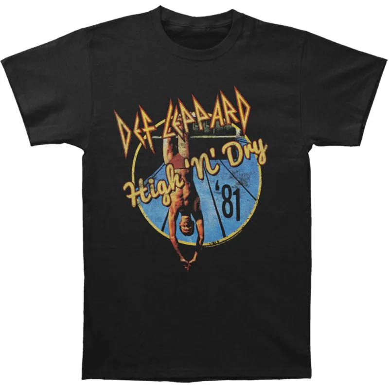 High 'N' Dry Slim Fit T-shirt made by Def Leppard