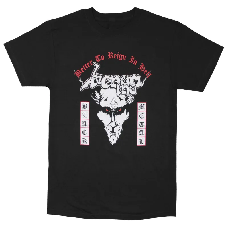 Black Metal Better To Reign In Hell T-shirt sold by Rockabilia