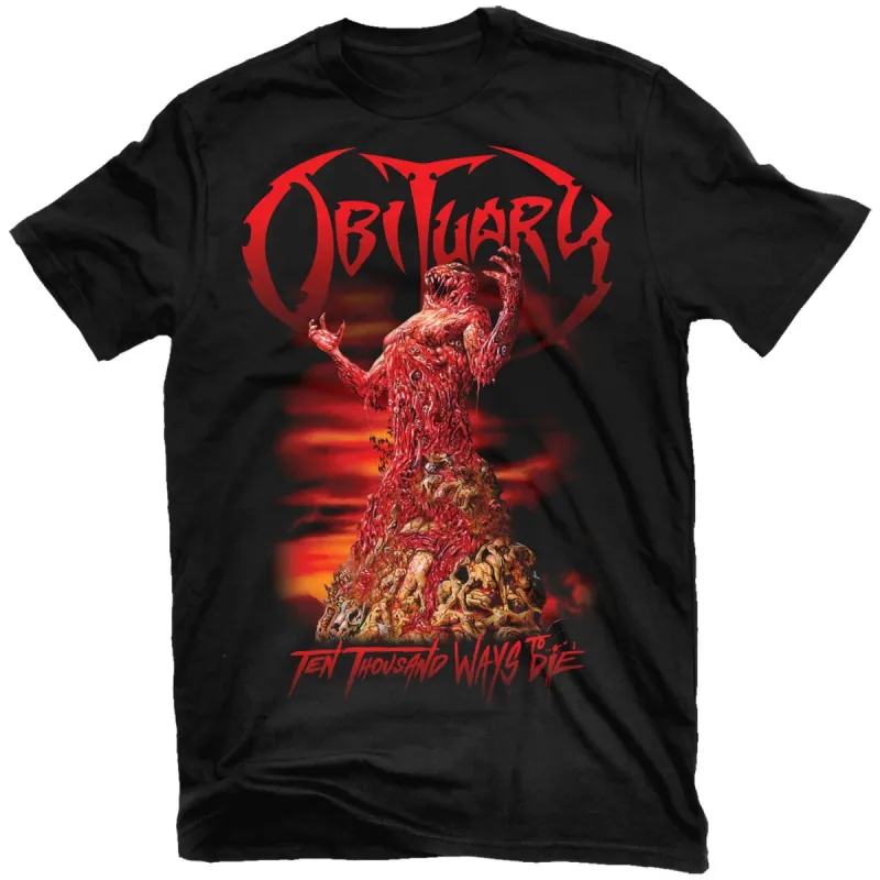 Ten Thousand Ways To Die T-shirt made by Obituary