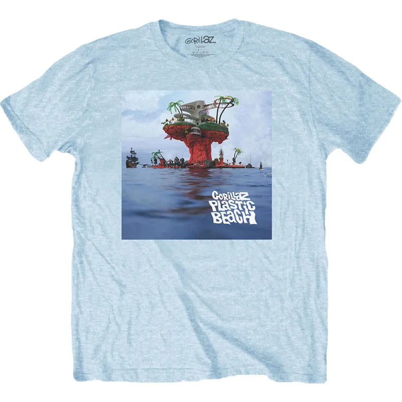 Plastic Beach Slim Fit T-shirt made by Rockabilia