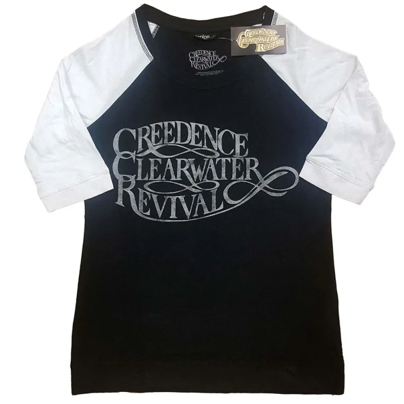 Vintage Logo Junior Raglan Tee Junior Top sold by Rockabilia