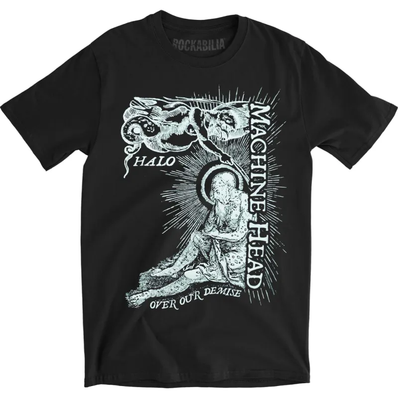 Halo (Back Print) Slim Fit T-shirt sold by Rockabilia