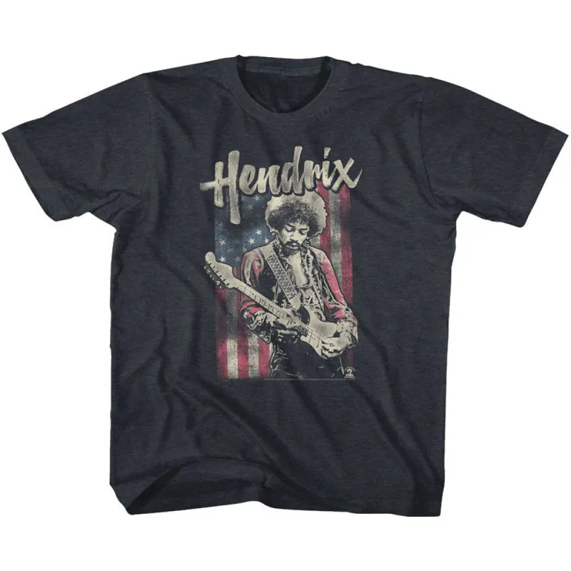 Flag Hendrix Youth T-shirt sold by Rockabilia
