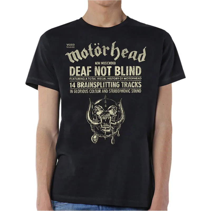 Deaf Not Blind Slim Fit T-shirt sold by Rockabilia