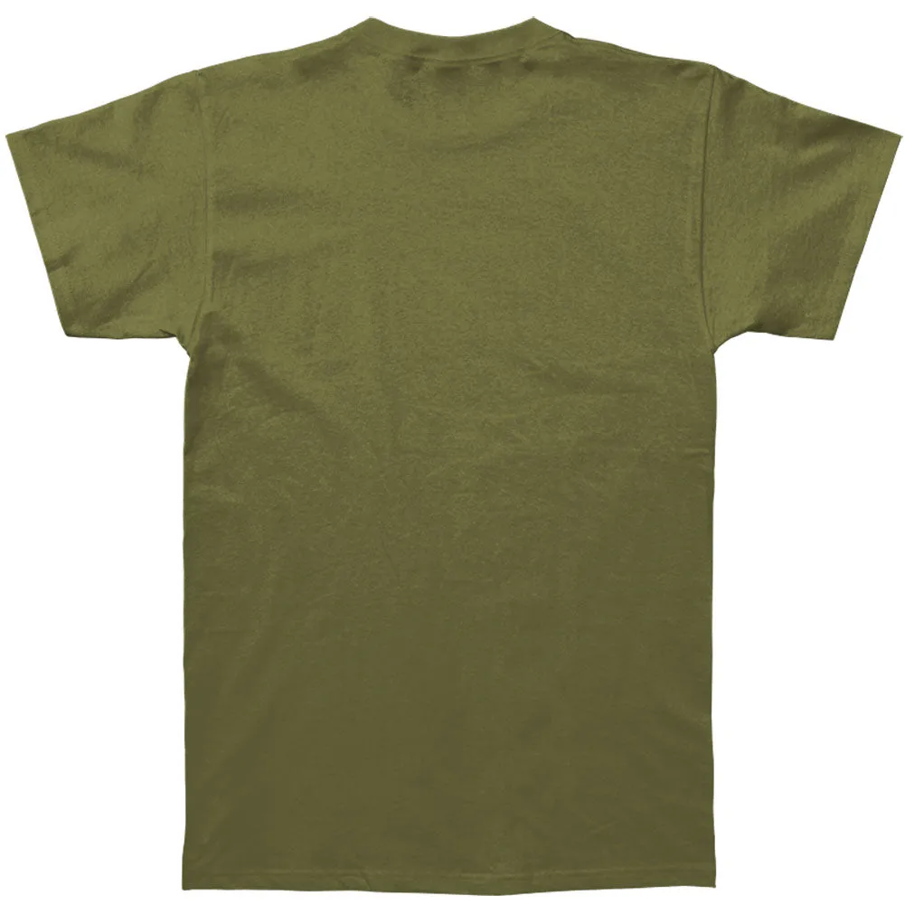Devil On Olive Slim Fit T-shirt sold by Rockabilia product image thumbnail 2