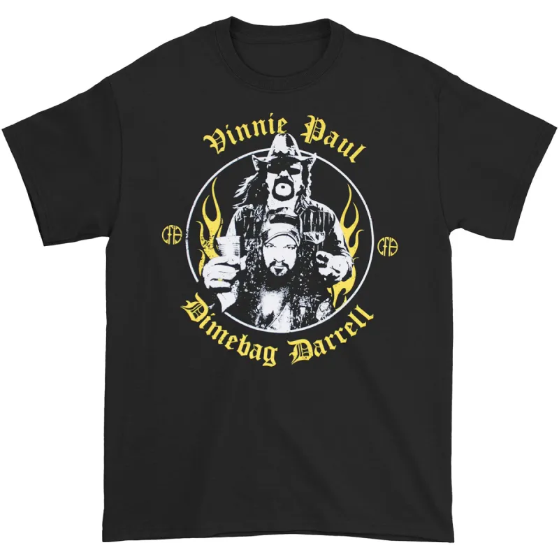 Abbott Bros. Vinnie Paul and Dimebag Darrell CFH T-shirt sold by Rockabilia