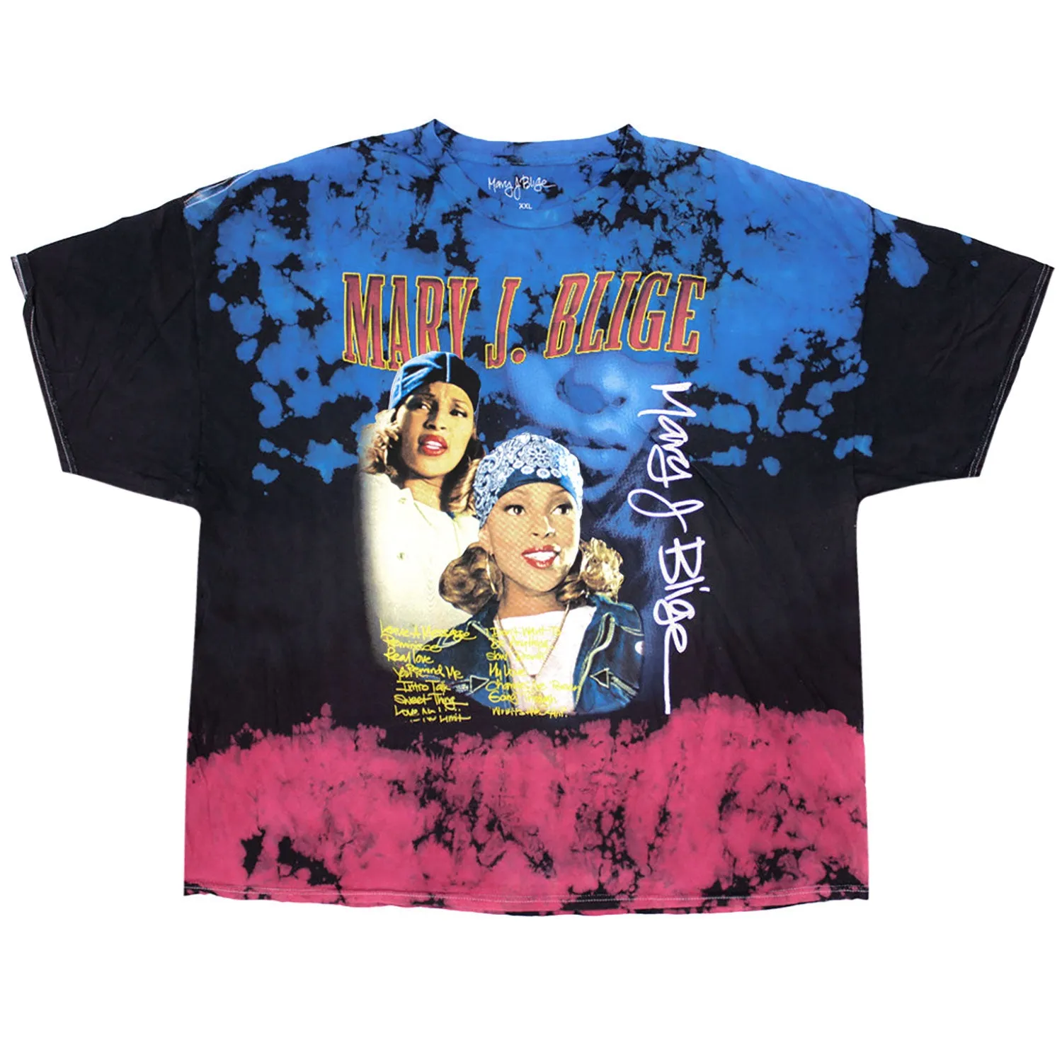 Faces Jumbo Print Tie Dye Tee Tie Dye T-shirt sold by Rockabilia