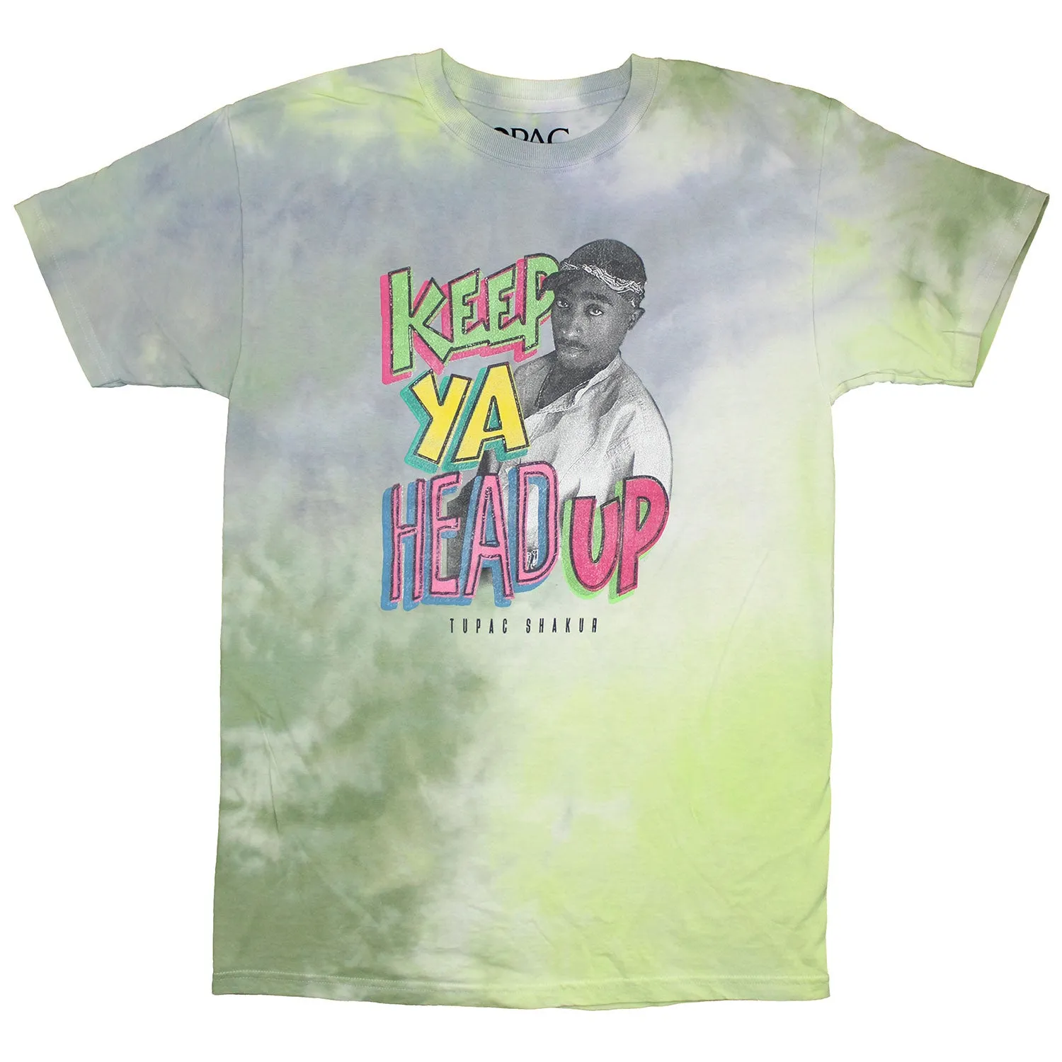 Keep Ya Head Up Tie Dye T-shirt sold by Rockabilia