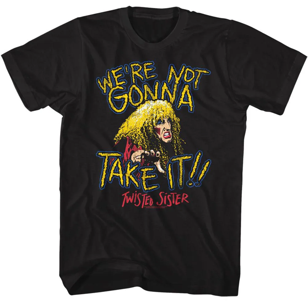 Twisted Sister-not Gonna Take It T-shirt sold by Rockabilia