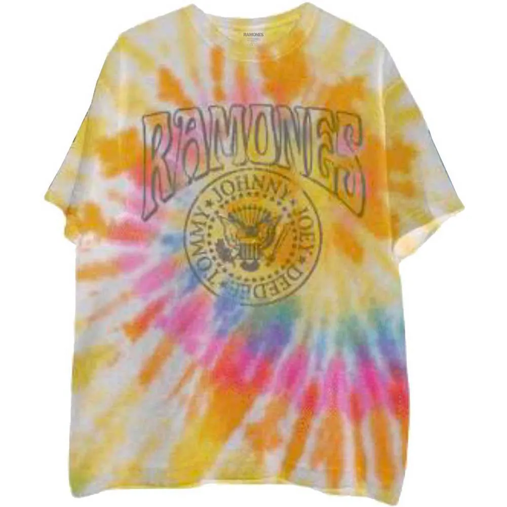Crest Psych (Dip-Dye) Tie Dye T-shirt sold by Rockabilia