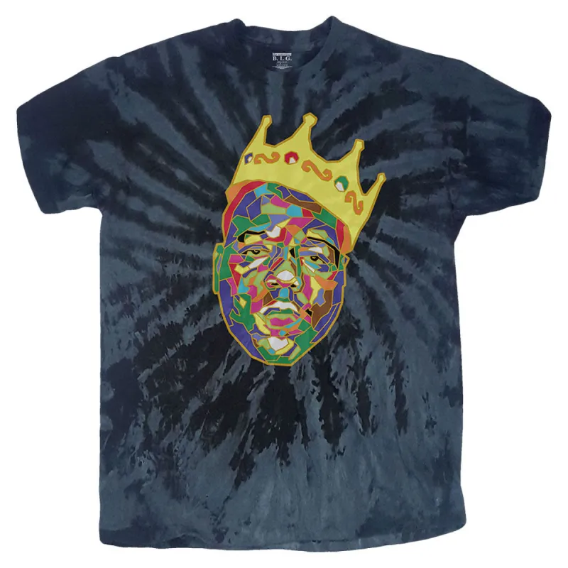 Crown (Dip-Dye) Tie Dye T-shirt sold by Rockabilia