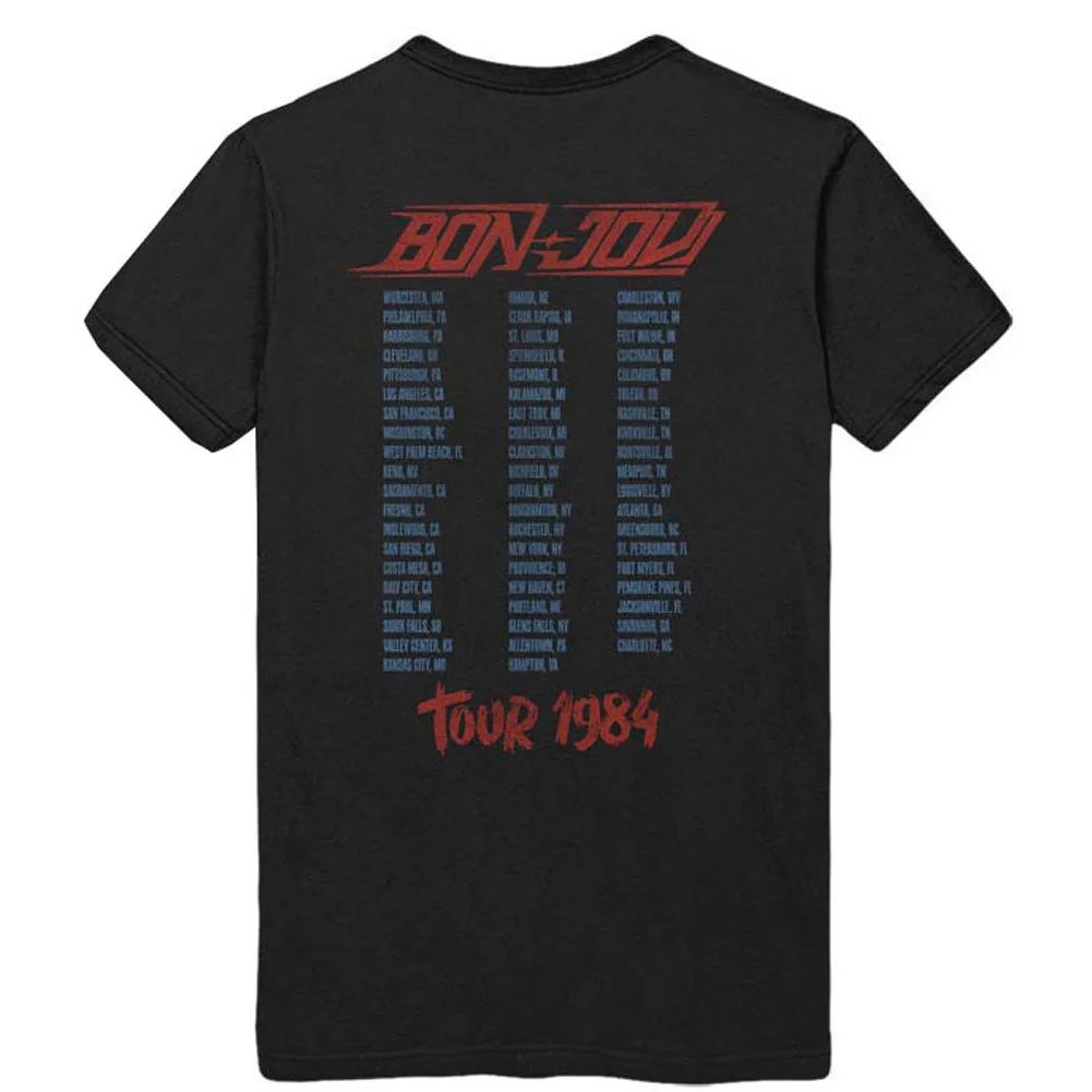 Tour '84 (Back Print) Slim Fit T-shirt sold by Rockabilia product image thumbnail 2