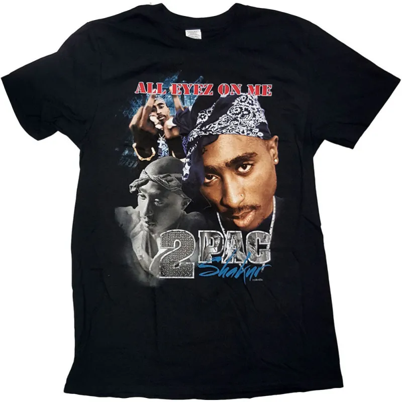 All Eyez Homage Slim Fit T-shirt sold by Rockabilia