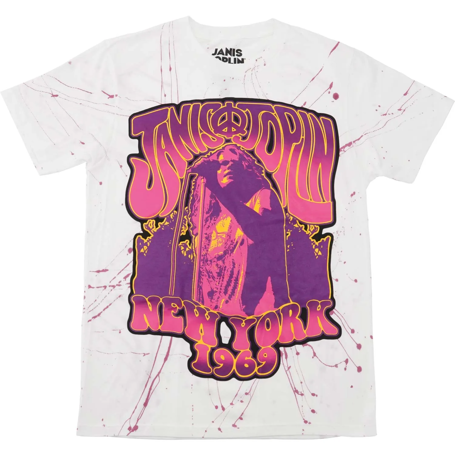 Groovy with Microphone Tie Dye T-shirt sold by Rockabilia