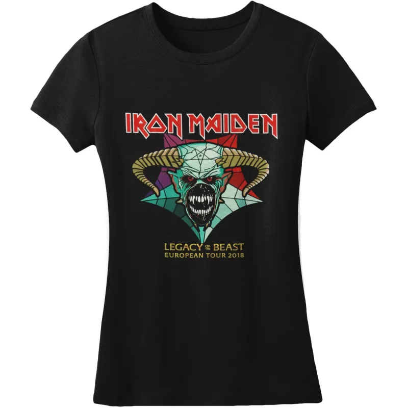 Legacy Of The Beast Tour Ladies Tee Junior Top sold by Rockabilia