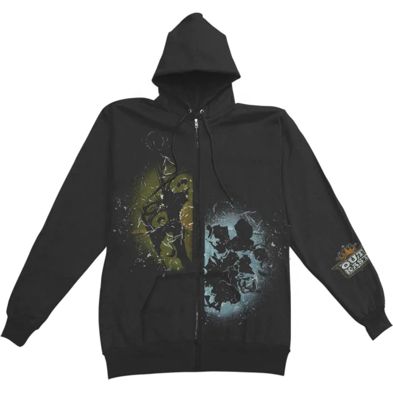Mint Zippered Hooded Sweatshirt sold by Rockabilia