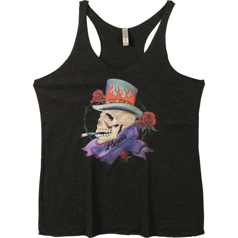 Skull Smokin Poison Womens Tank sold by Rockabilia