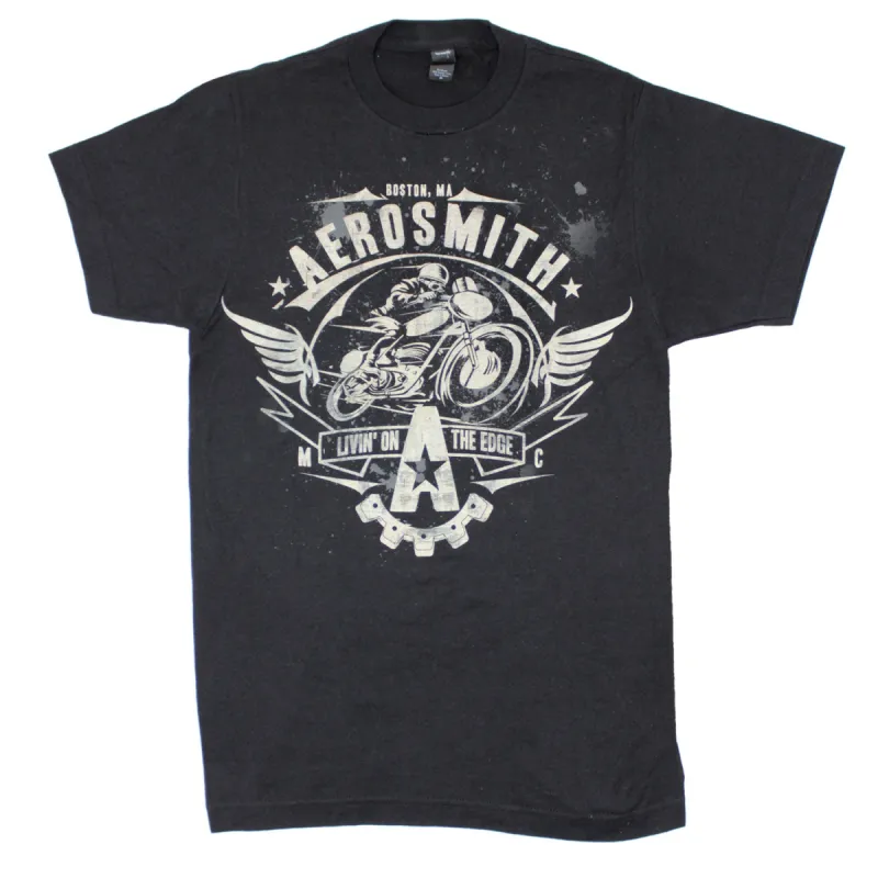 Livin' On The Edge Mens T T-shirt sold by Rockabilia