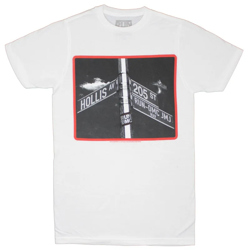 Hollis Av 205 St Run-DMC JMJ Way T-shirt made by Rockabilia