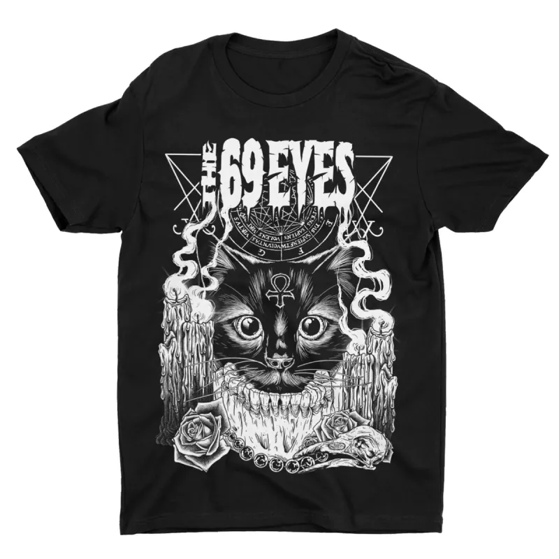 Black Cat Magic T-shirt sold by Rockabilia