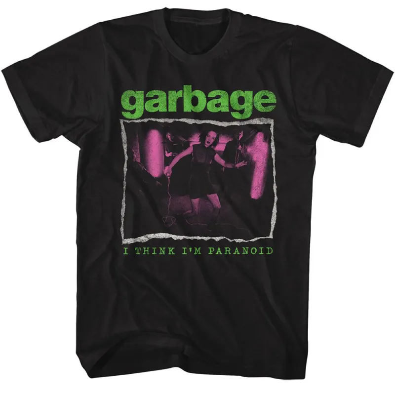 Garbage I Think Im Paranoid T-shirt sold by Rockabilia