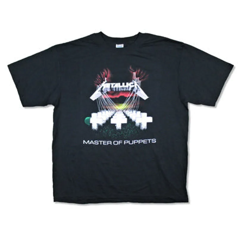 Master Of Puppets with Title Tee T-shirt sold by Rockabilia
