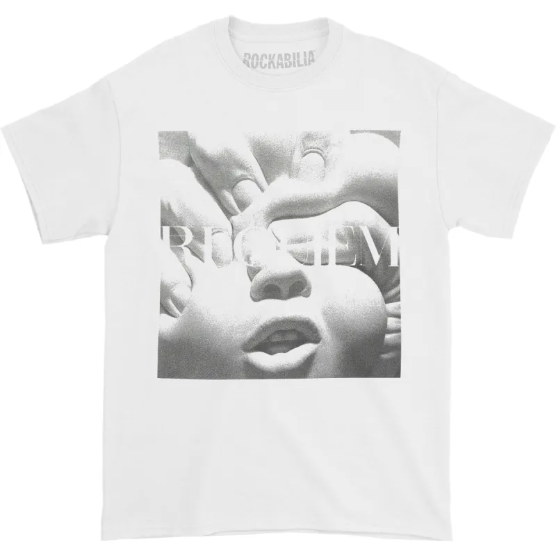Requiem Album Cover (Back Print) Slim Fit T-shirt sold by Rockabilia