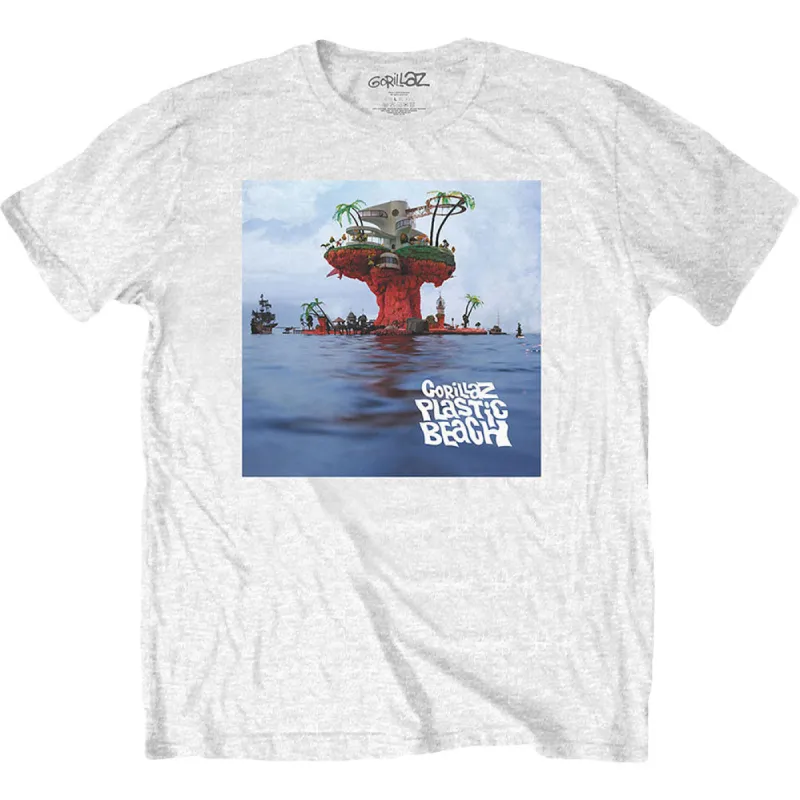 Plastic Beach Slim Fit T-shirt made by Rockabilia