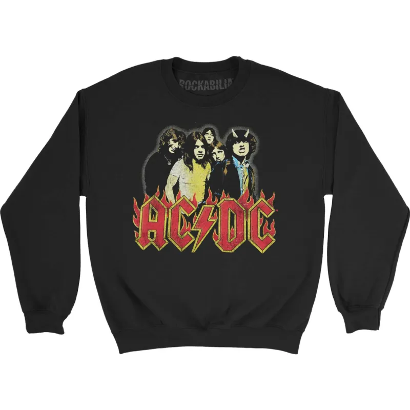 ACDC Burn Sweatshirt sold by Rockabilia