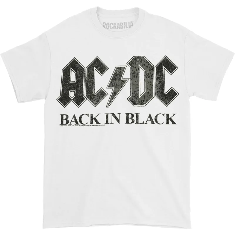 Back in Black T-shirt sold by Rockabilia
