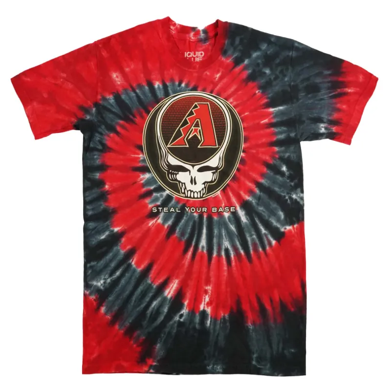 Arizona Diamondbacks Steal Your Base Tie Dye T-shirt sold by Rockabilia
