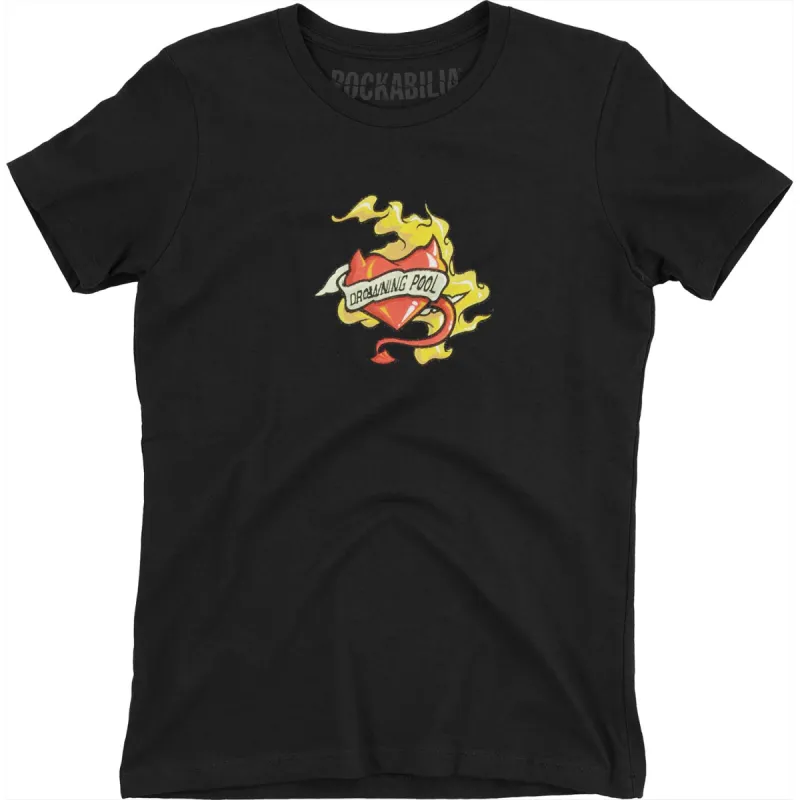 Devil Heart Logo Girls Jr sold by Rockabilia