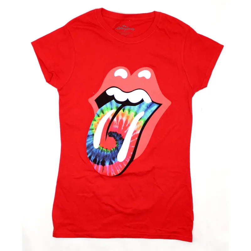 Dyed Tongue on Red Women's Tee Junior Top sold by Rockabilia