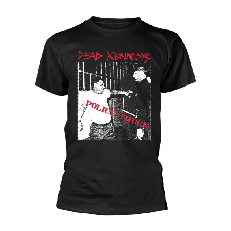 Police Truck (black) T-shirt sold by Rockabilia