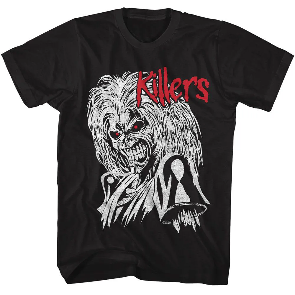 Iron Maiden Red And White Killers T-shirt sold by Rockabilia