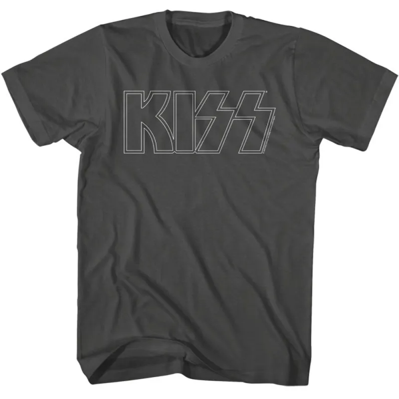 Kiss Outline T-shirt sold by Rockabilia