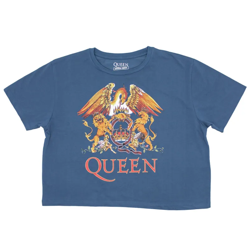 Classic Crest Ladies Crop Top Junior Top sold by Rockabilia