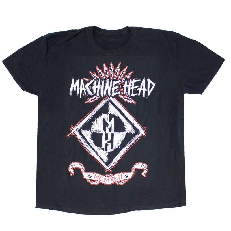 MCMXCII Machine Fucking Head Live Tour 2012 - 2013 Slim Fit T-shirt made by Rockabilia