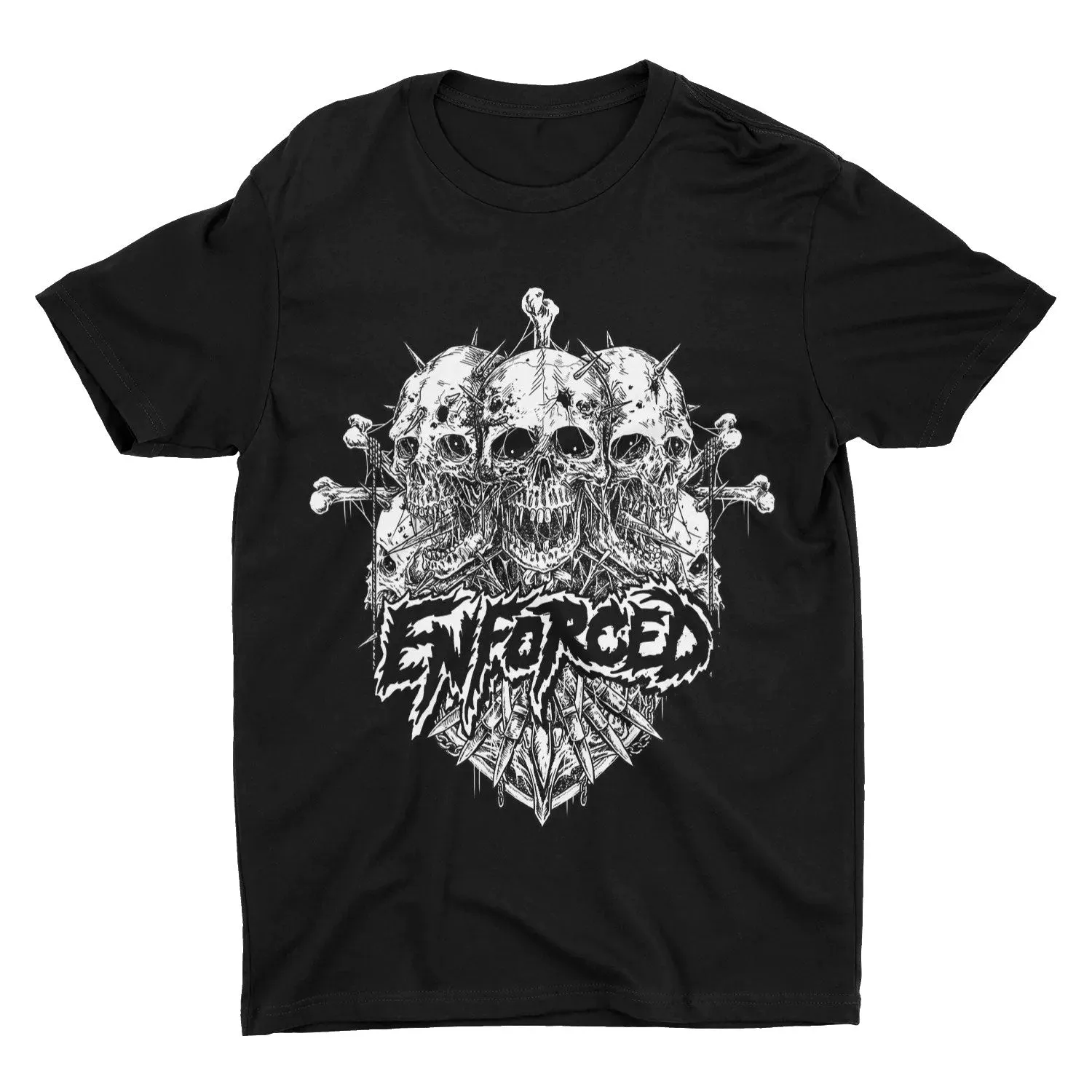 Spiked Skulls T-shirt sold by Rockabilia